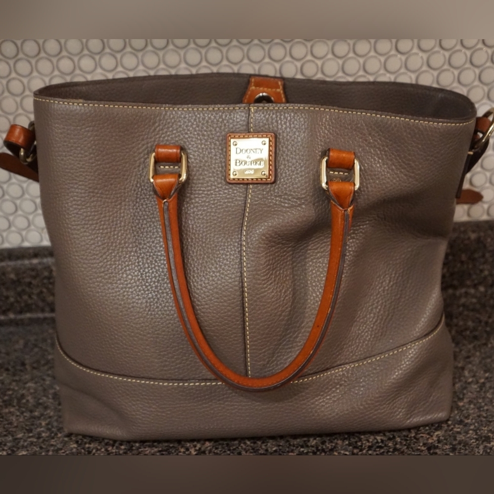Dooney & Bourke Brown Leather Tote